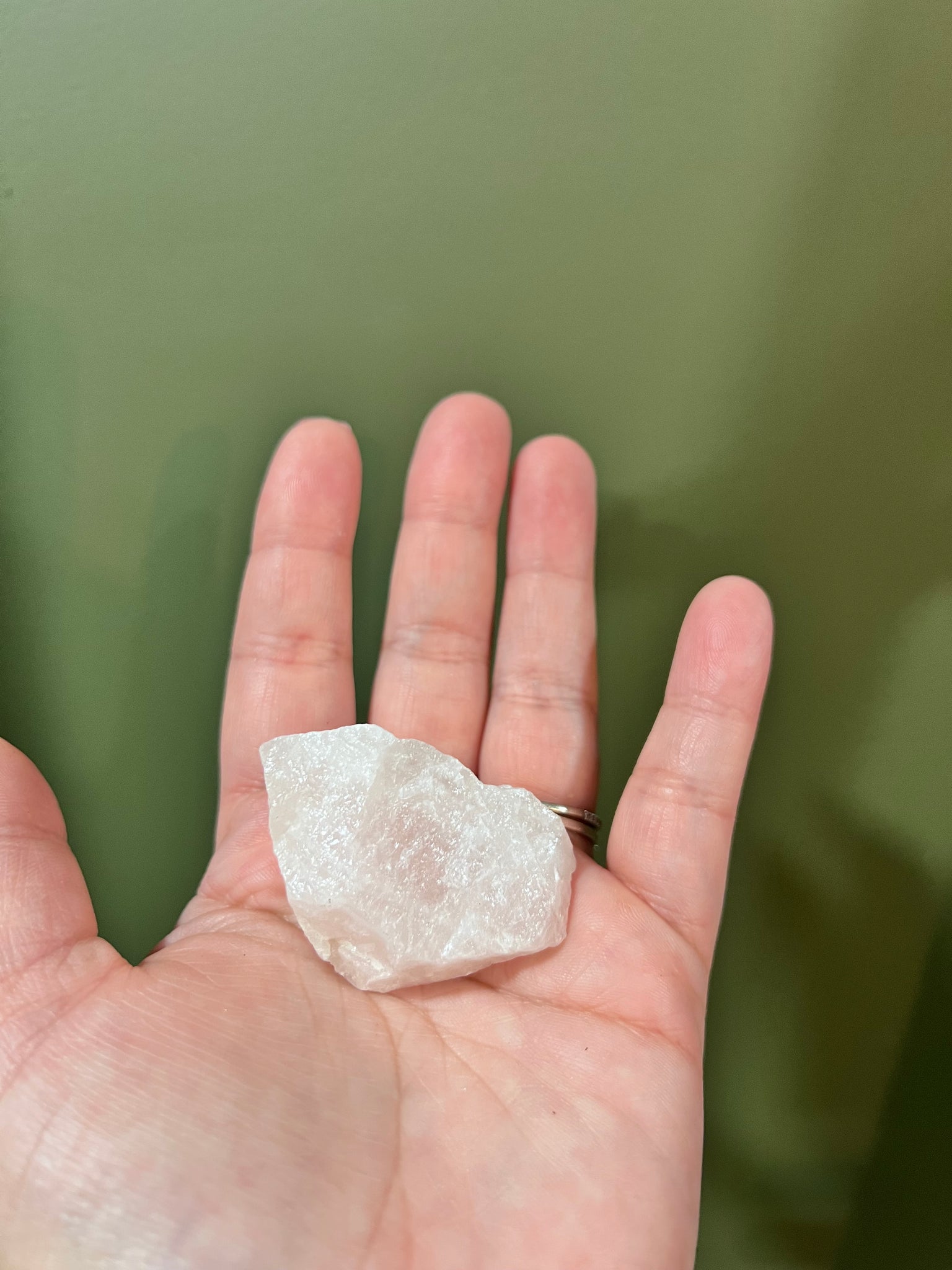 Raw Rose quartz