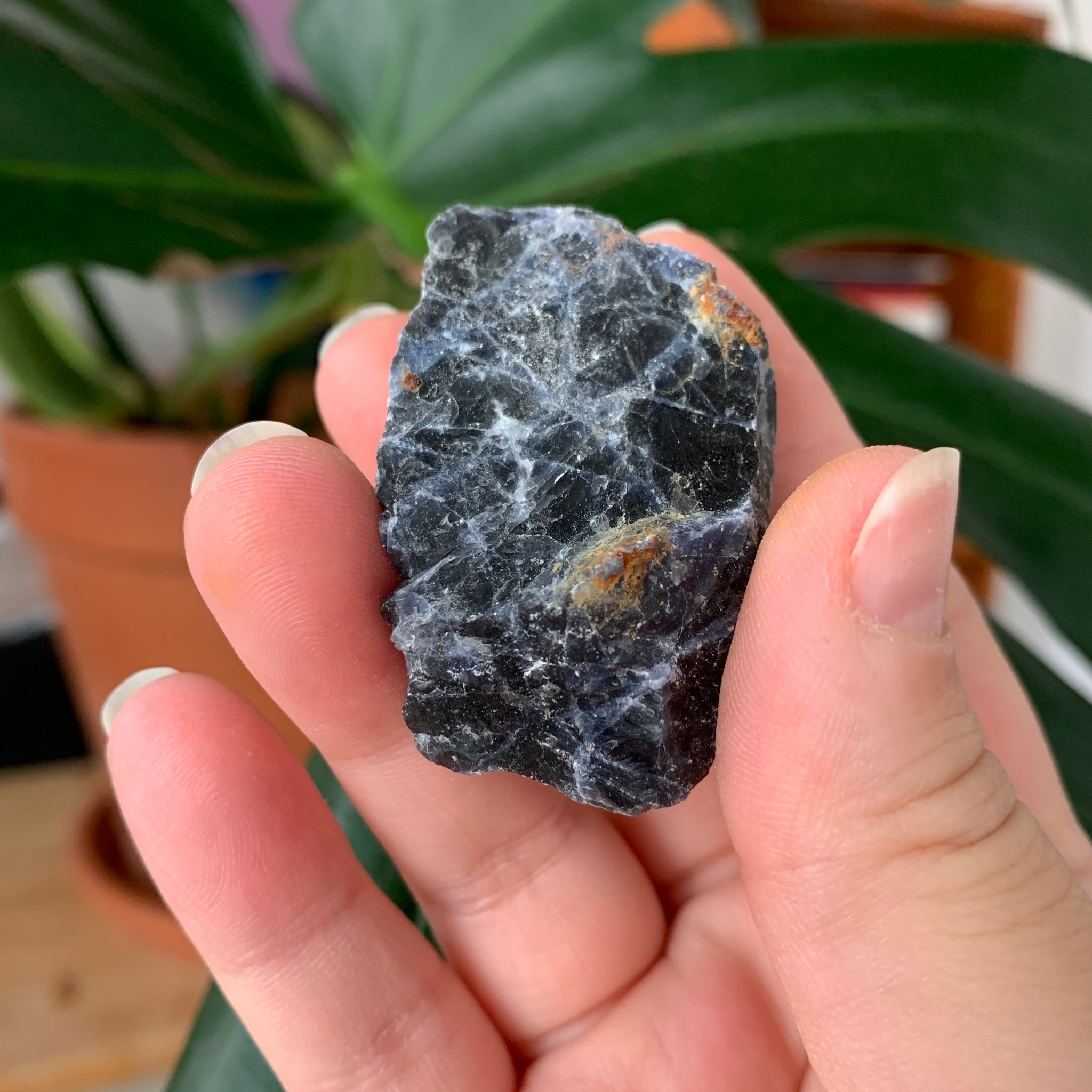 Raw Sodalite crystal