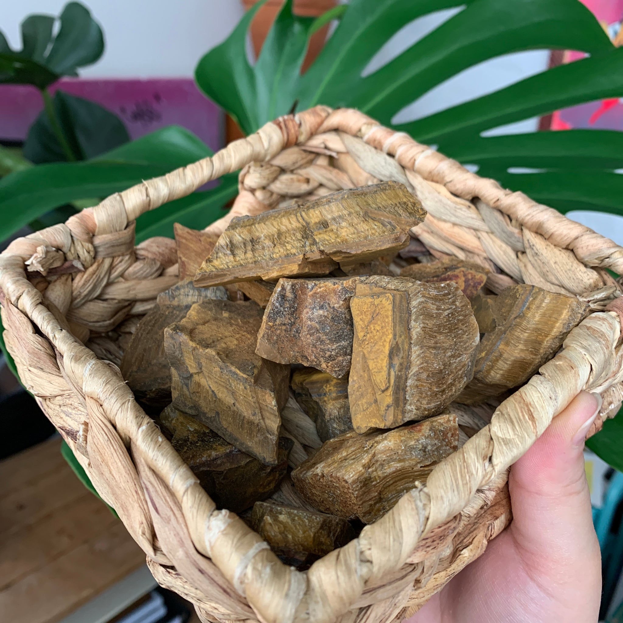 Raw Tiger’s Eye crystal